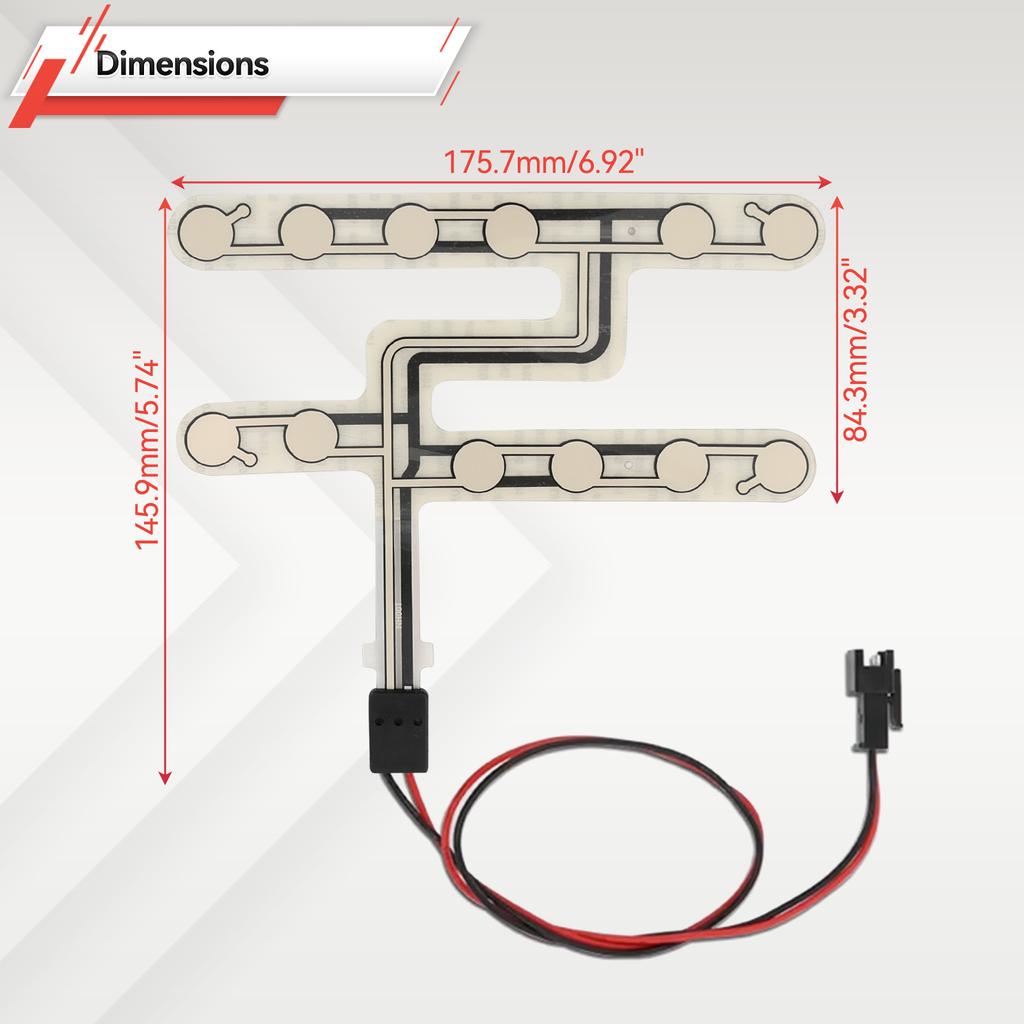New 1Pc Universal Car Seat Pressure Sensor Safety Belt Warning Reminder Pad Car Occupied Seated Alarm Accessory Pressure Sensor
