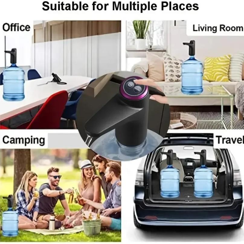 Dispenser d'acqua portatile da 5 galloni con ricarica USB - pompa elettrica automatica adatta per casa, ufficio e uso esterno