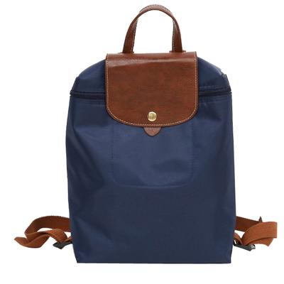 Freizeitreise Nylon Reißverschlusstasche Studentenrucksack Faltbare Tasche Umhängetasche Einfarbig Schultasche für Studenten Reiserucksack