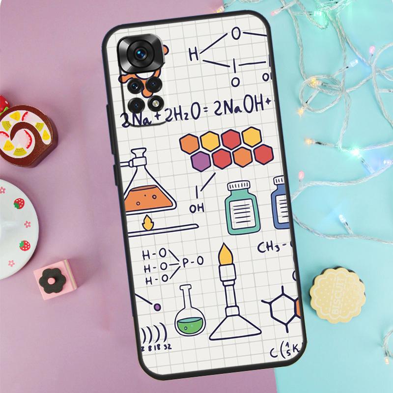 Science Biology Chemistry Case For Xiaomi Redmi Note 14 13 12 11 10 9 Pro 9S 10S 11S 12S Redmi 10C 12C 13C 14C Cover