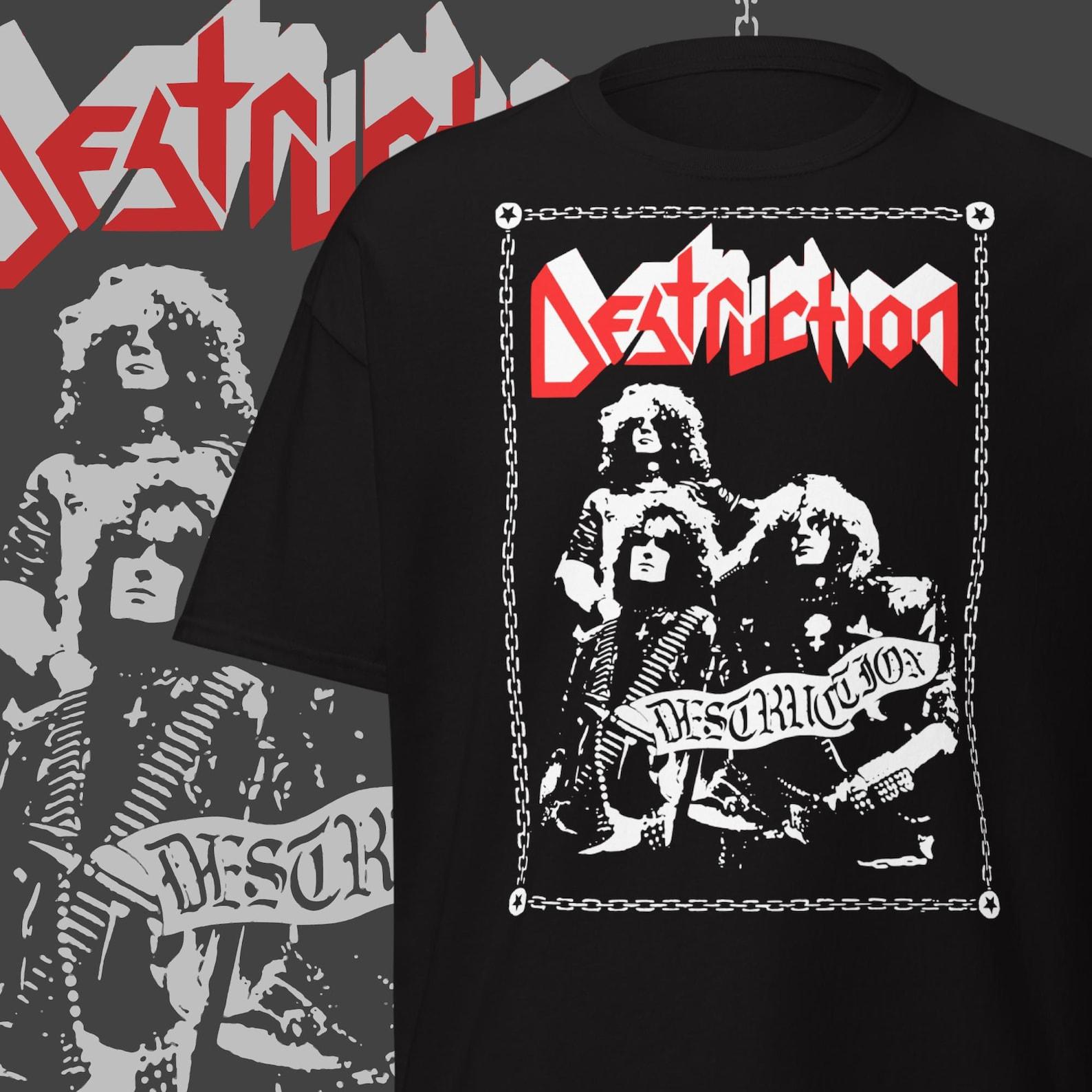 Destruction Band T-Shirt Old School Thrash Metal Merch 4XL