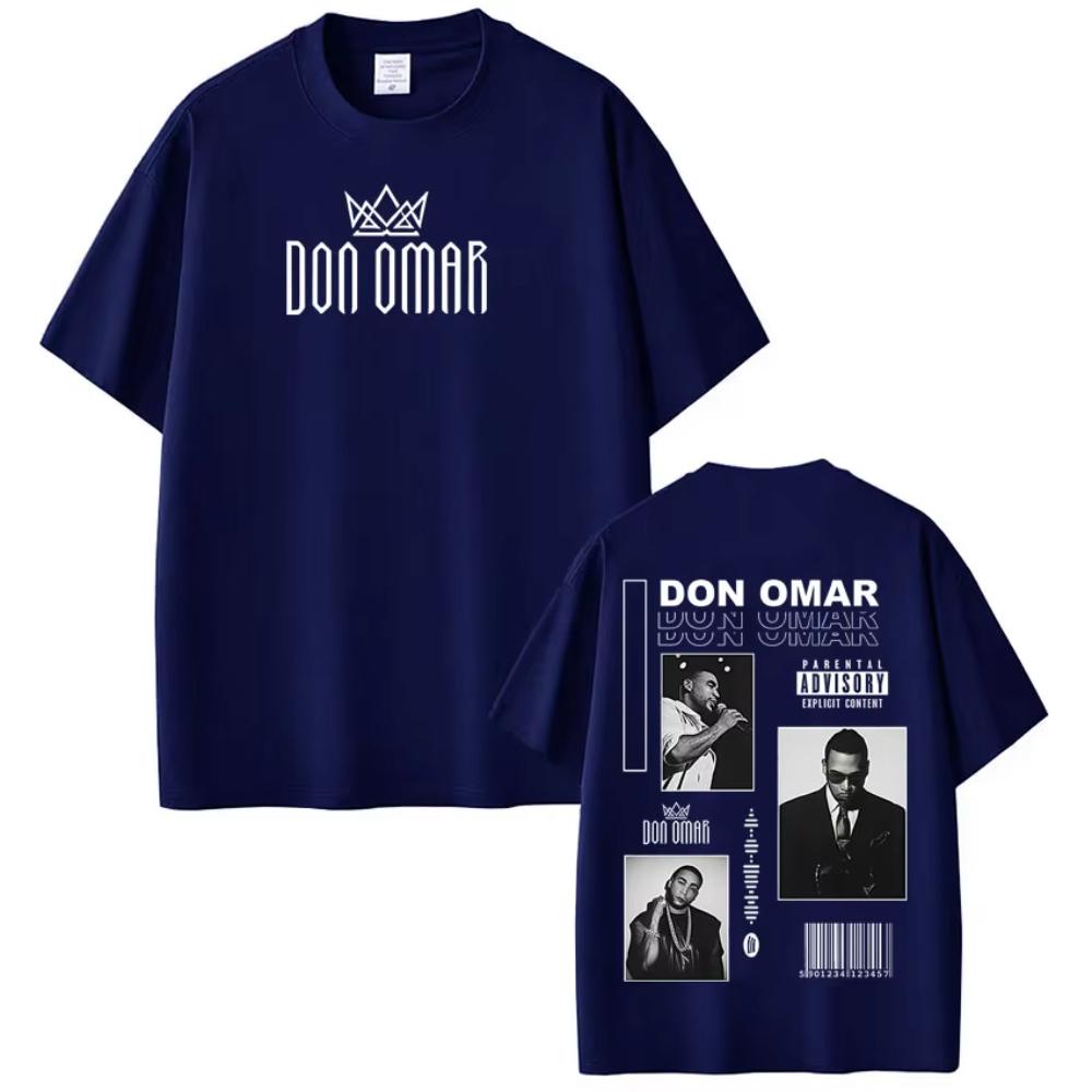 Rapper Don Omar Album Printed T-shirts Men Women Fashion Gothic Punk T-shirts Short-sleeved Loose Casual T-shirts