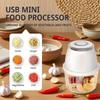 Cordless Food Processor Mini Vegetable Grinder Ginger Crusher Electric Garlic Chopper  Cooking