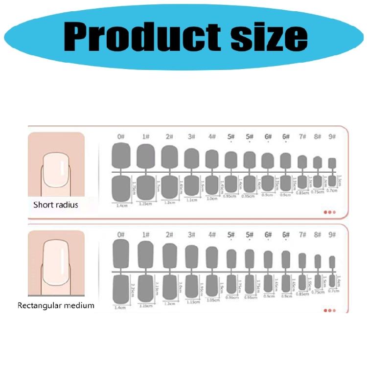 24pcs Medium Length French Leopard Acrylic Nail Art With Rhinestones Full Cover False Nail For Parties And Social Event