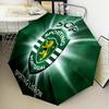 Sporting Portugal Crest Automatic Folding Umbrella - 8-Rib Travel Umbrella with Auto Open/Close & Portable Gifts for holidays or birthdays