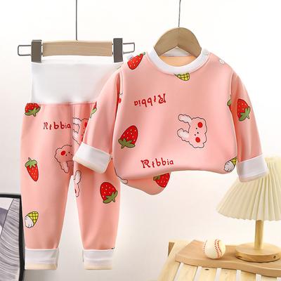 Φθινόπωρο Χειμώνας Παιδικά Χαριτωμένα Κινούμενα Σχέδια Μακρυμάνικες Πυζάμες Παχύτερες Ζεστές Πυζάμες Μωρό Αγόρια Κορίτσια Νήπιο Νυχτικά Σετ Ρούχων