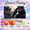 Personalized Itachi Uchiha Diamond Art Custom Name 5D Diamond Painting Full Drill DIY Craft