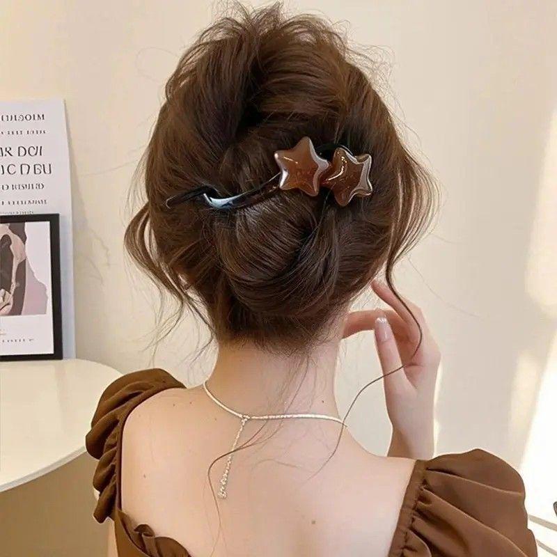 Francouzská retro perlová twist sponka do vlasů—Elegantní jednoslovný styl pro ženy