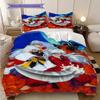 Fantasy Anime Collage Art Bedding (1 * duvet cover + 2 * pillowcase, without core) 2D Flat Duvet cover and pillowcase Bedding set Soft and comfortable