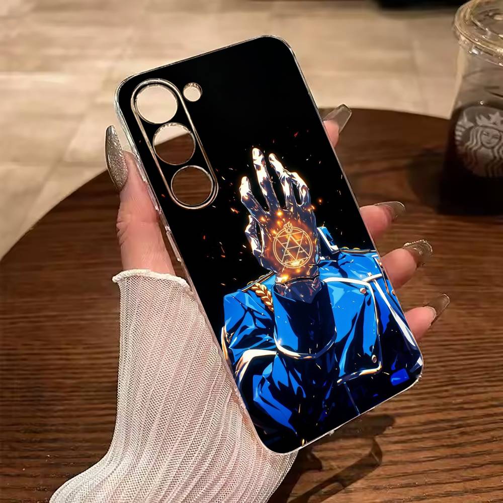 Popular anime-F-Fullmetal -Alchemist Clear Soft Silicone Phone Case for Samsung Galaxy A71, A70, A52, A51, A40, A30