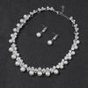 2026 Jewelry Pearl Gemstone Necklace Set Women's Light Luxury Niche Versatile Sweater Chain Collarbone Chain Alloy