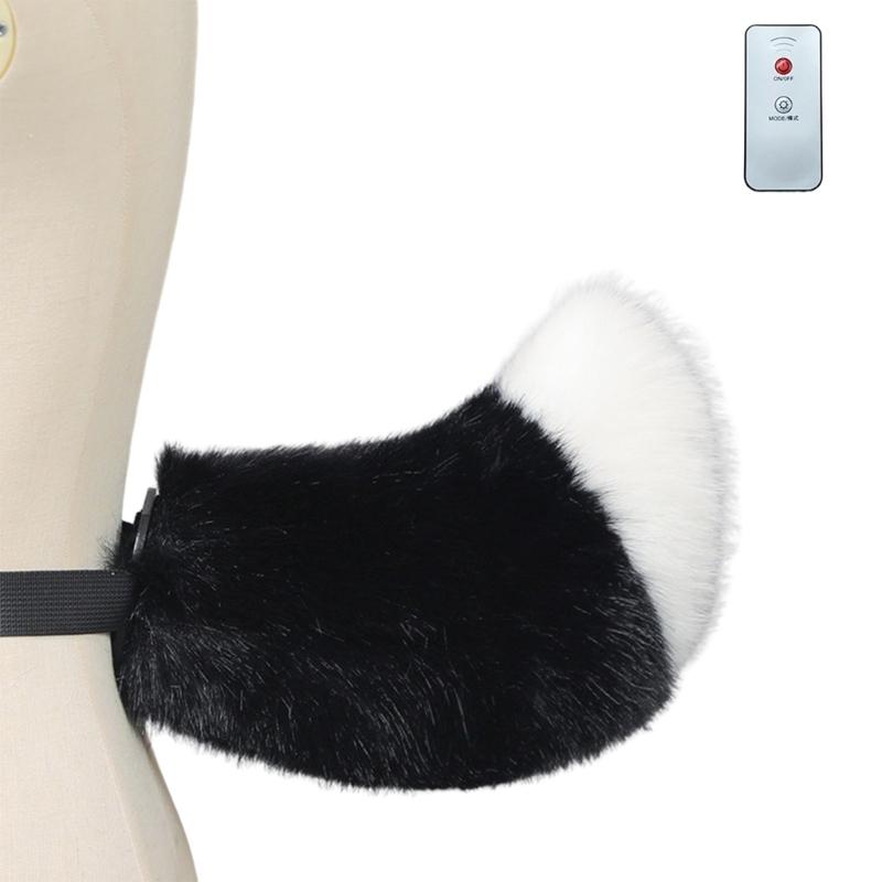 Voice Activated Lamb Tail Soft Plush Sound Responsive Role Play Props For Kids adults Parties Costumes Educational Operations