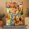 Custom Name Personalized Marilyn Monroe Print Blanket, Home Decor, Bedroom, Sofa, Camping, Couch, Gifts for Birthday ChristmasEnthusiasts