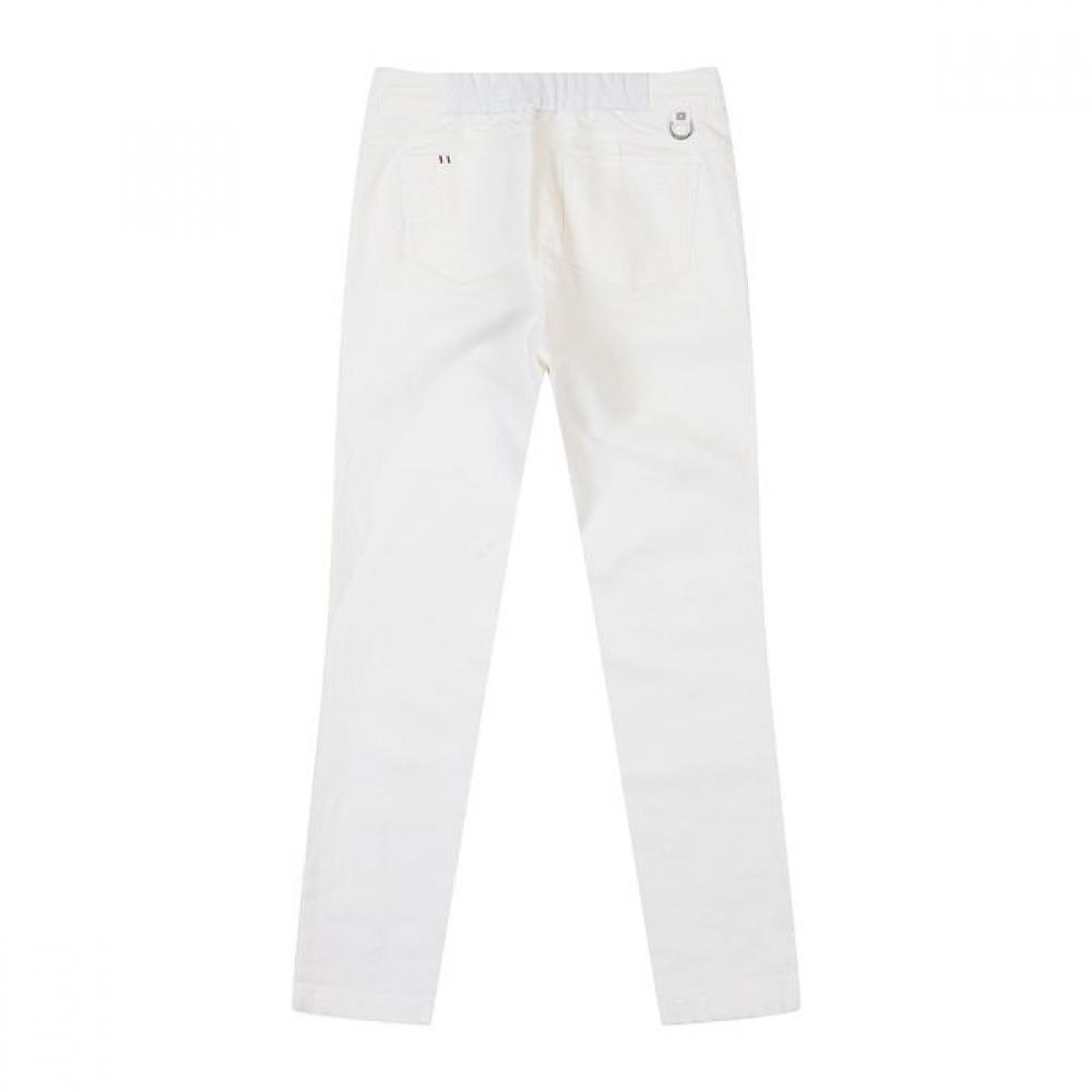ONOFF Women S Fleece Denim pantS Of5002lb White