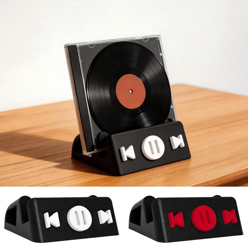 Vinyl Record Desktop Stand Album Display Base Home Office Decor Vinyl Record Accessory Ideal Gift For Vinyl Record Enthusiasts