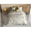 Housse De Couette + 2 Taies - Colize - 220 X 240 Cm - 100% Coton - Beige - Tissu Souple Et Résistant