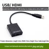 USB 2.0 To HDMI Adapter Cable, Aluminum Alloy, HD 1080P Extender