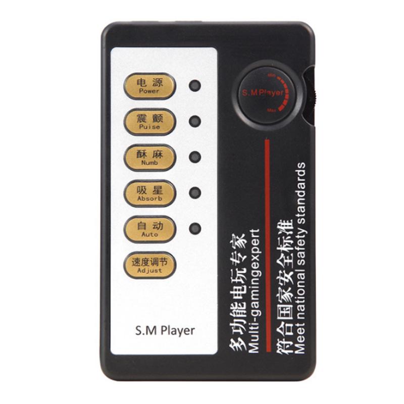 Large 5 Inch Anal Plug Adjust Cock Ring Penis Rope Electric Shock Pulse Device Butt Plug Stimulation