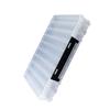 Organisateurs de matériel de pêche étanches Boîte à pêche double face pour outils de pêche Rangement transparent pour leurres de pêche