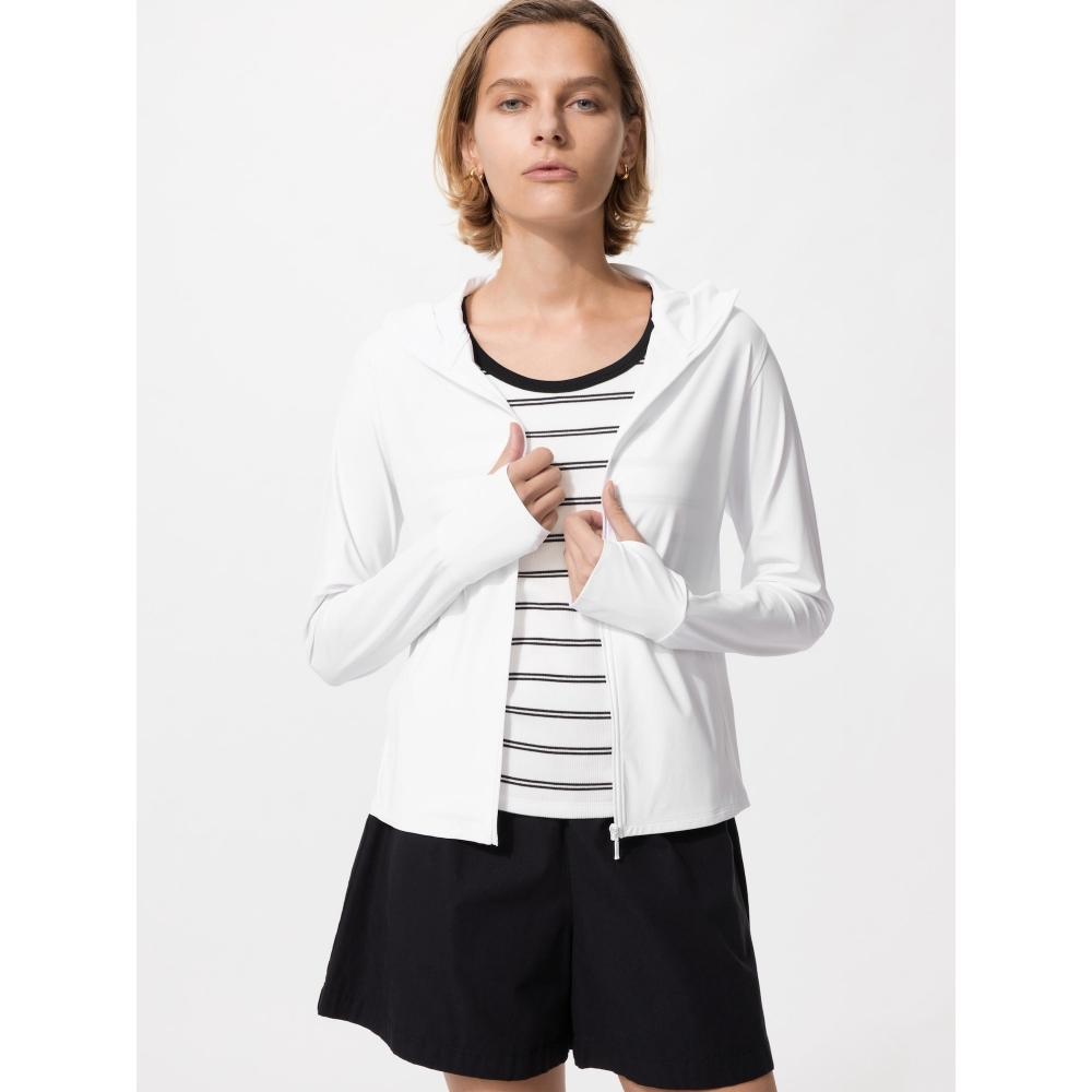 Uniqlo Japan Ultra Stretch Air Rhythm Uv Cut Full Zip Hoodie