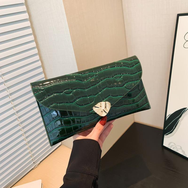 Niche Design High-texture Bag Women's Versatile Crocodile Pattern Clutch Bag Fashionable Dancing Women's Envelope Bag