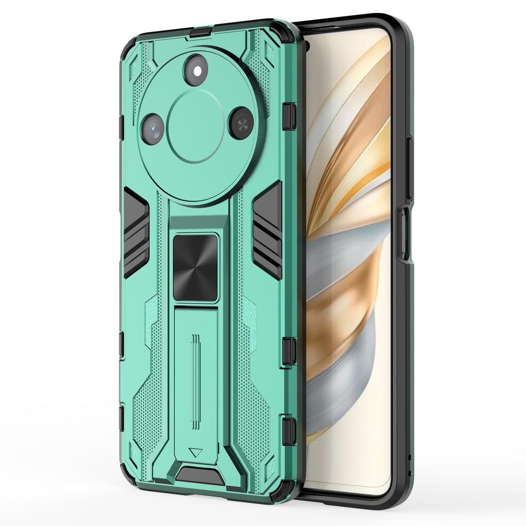 For Honor X60 5G Case PC+TPU Shockproof Phone Cover with Kickstand