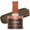 Funpark Pom Pom Hair Shadow Dark Brown/Waterproof/Small Face Makeup/For Hairline/Thinning Hair/Hairline Powder 1 Piece (x 1) - 01# Dark Brown