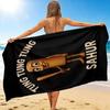 1Pc Tung Tung Sahur Adventure Beach Towel Quick Dry Multiuse For Beach Pool Gym Yoga Home Travel Christmas Halloween Xmas Gift L1113