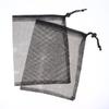 2Pcs Mesh Drawstring Storage Bag Breathable Durable Fabric Multi Purpose Home Travel For Sports Gear Swim Supplies Travel Use