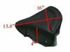 Lycett Black Leather Front Seat Cover Fits Royal Enfield Ariel Triumph