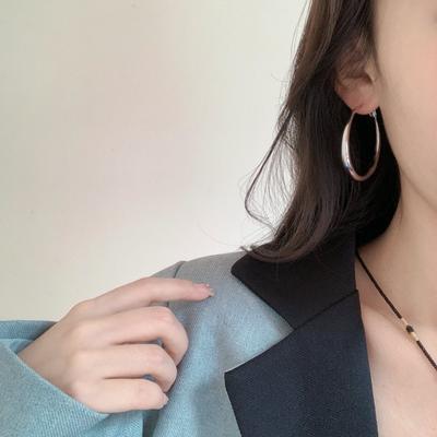 1PAIR Minimalist Earrings, No Ear Holes, Mosquito Coil Disc, Ear Clips, Temperament and Texture Earrings.