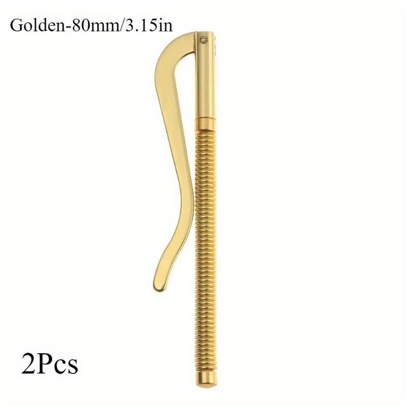 2Pcs Portable Money Clip Metal Cash Holder Spring Clamp Bar Wallet Replace Parts Durable Wallet Accessory