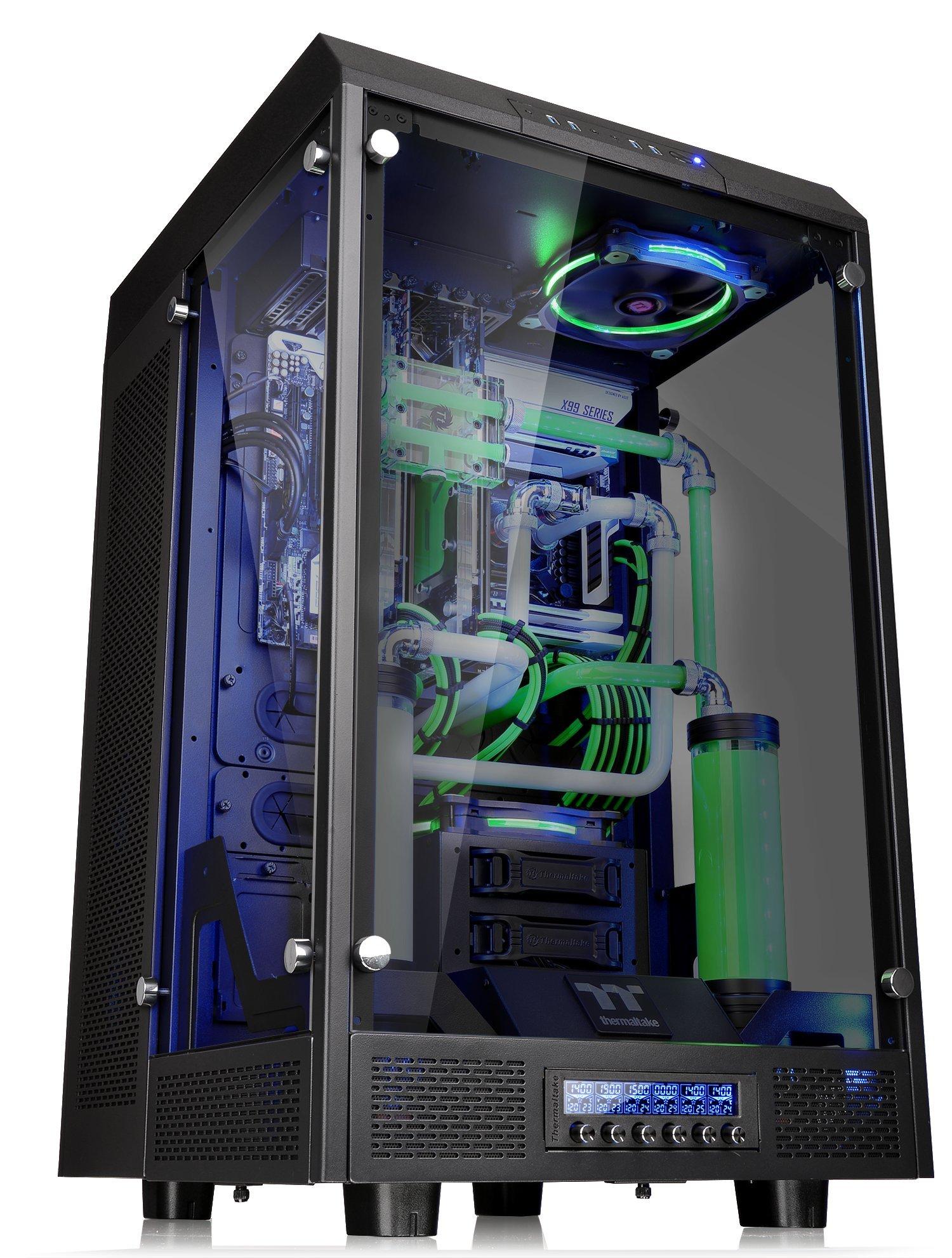 

Thermaltake TT Premium The Tower 900 Full Tower PC Case 3-sided Tempered Glass CS6788 CA-1H1-00F1WN-00