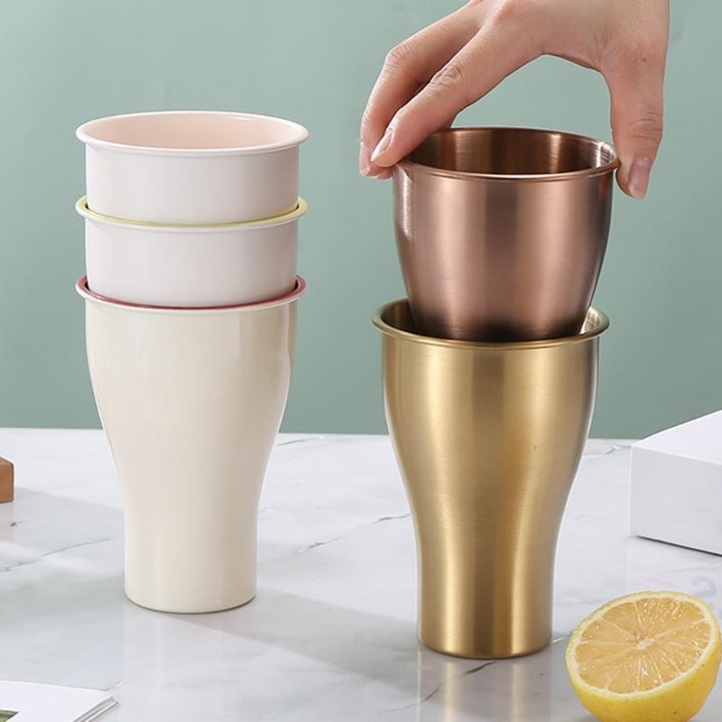 Durable 304 Nonrust Steel Tumblers Vacuum Insulated Large Capacity Water Bottle for Outdoor Offices Travel