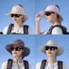 Ice Silk Outdoor Sun Hat With Wide Brim For Summer Hiking And Fishing Protection