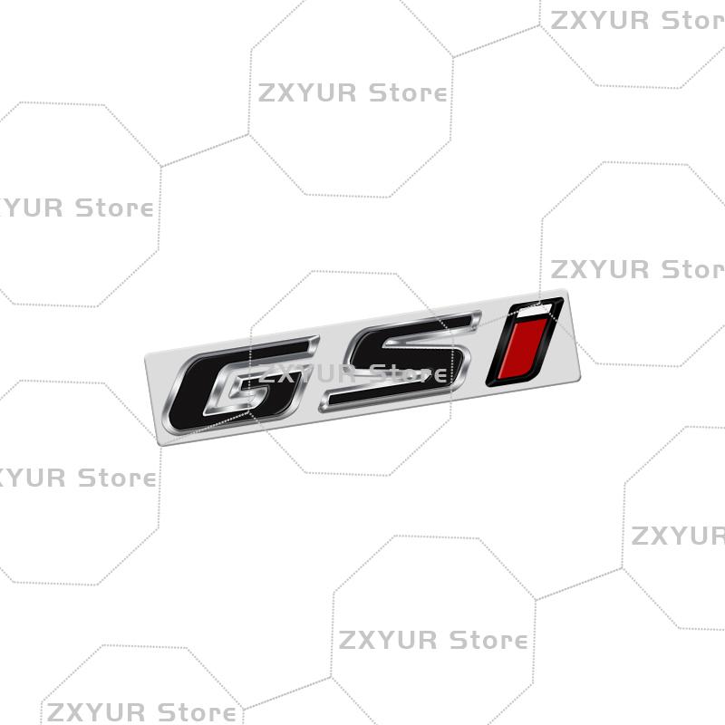 Metal GSI Emblem Car Sticker Letter Badge Decal Body Rear Trunk Decor For Opel Vauxhall Corsa Astra Insignia Meriva Adam Rocks