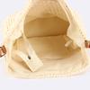 Summer Beige Cotton Knitted Shoulder Bag For Women Bohemian Hobo Crochet Beach Handbag Casual Designer Lady Clutch Purse