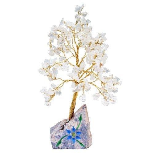 Rock Crystal Gemstone Tree - 160 Gemstones