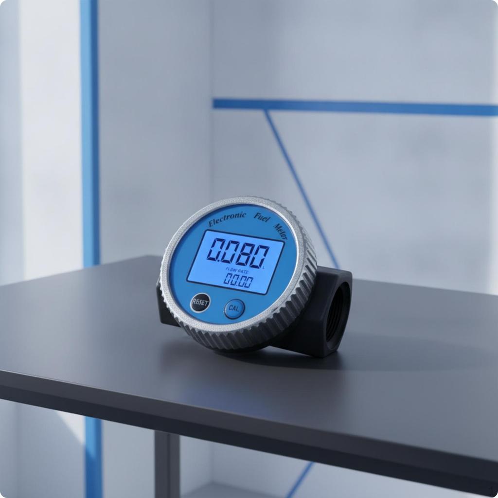 Digital Impeller Volume Meter Waterproof with Screen Display Threaded Water