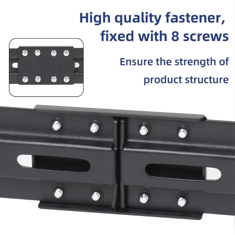 Adjustable TV Soundbar Bracket Made Of Steel for VESA 800x400mm TVs Easy Installation Mounting Bracket Heavy Duty