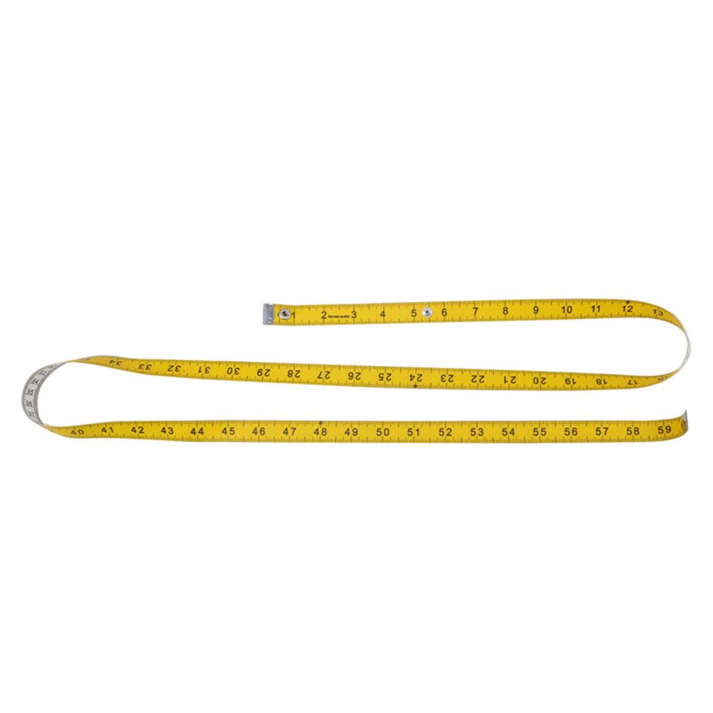 1.5m Soft Tape Measure Tailor's Tape With Snap Fasteners Body Measuring Double-sided Ruler For Needlework Sewing Tool