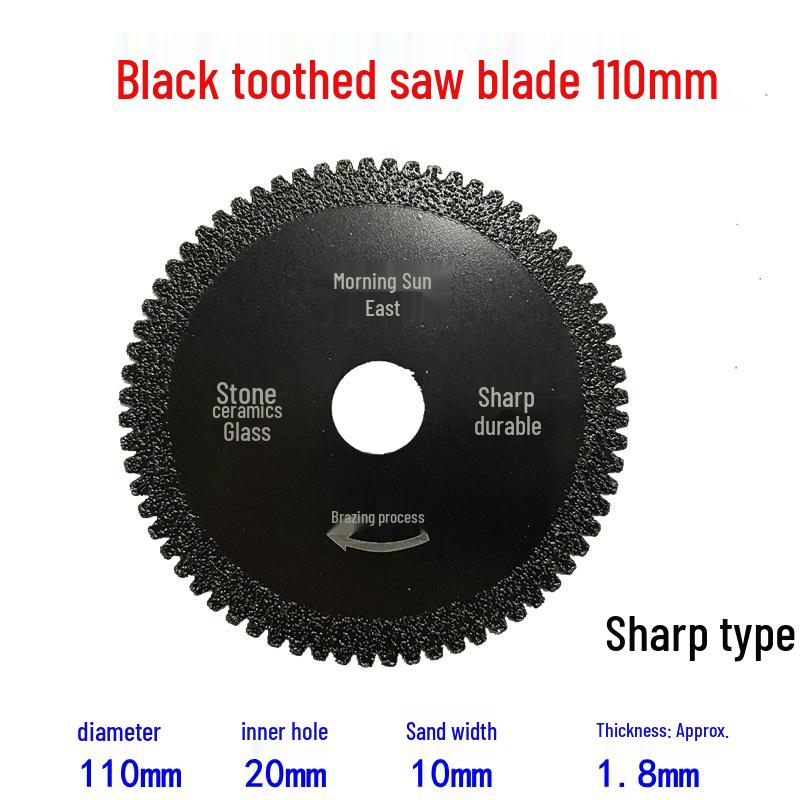 Brazed Diamond Saw Blade for Marble, Stone, Ceramic & Glass Cutting