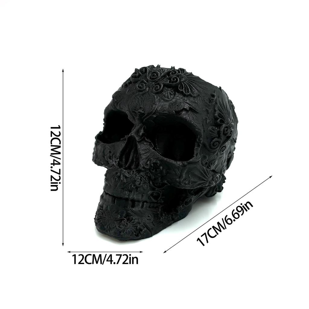 Skull Makeup Brush Holder