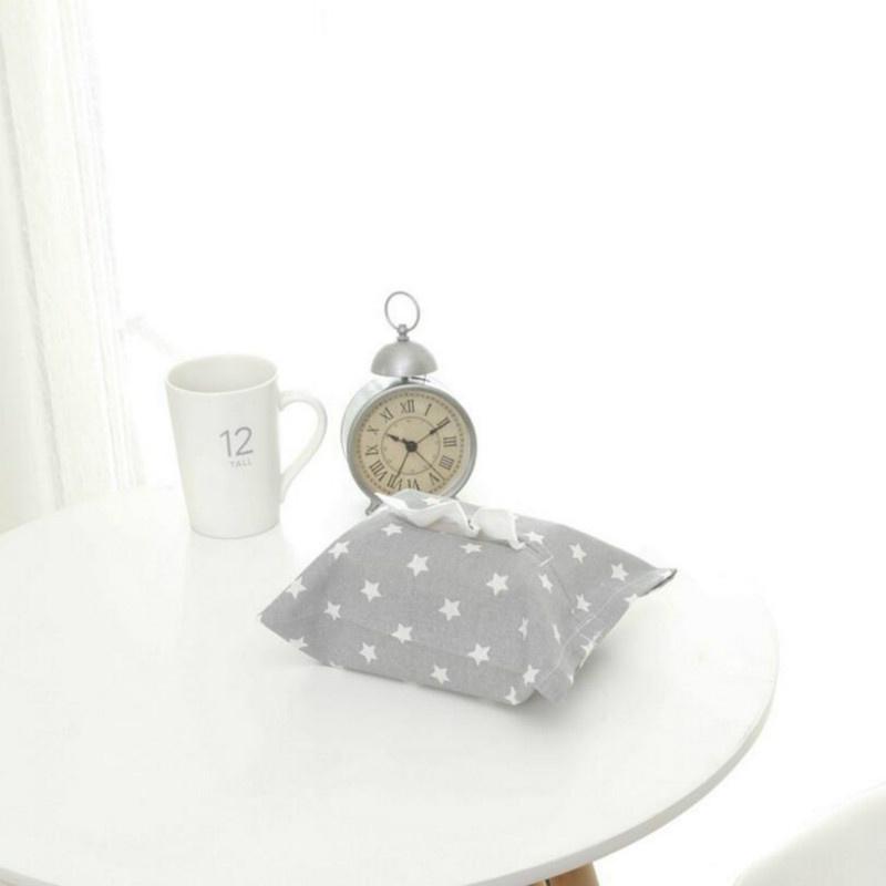 2PCS Cartoon cloth Table Decoration Home Car Storage Tissue Case Box Container Towel Napkin Papers B