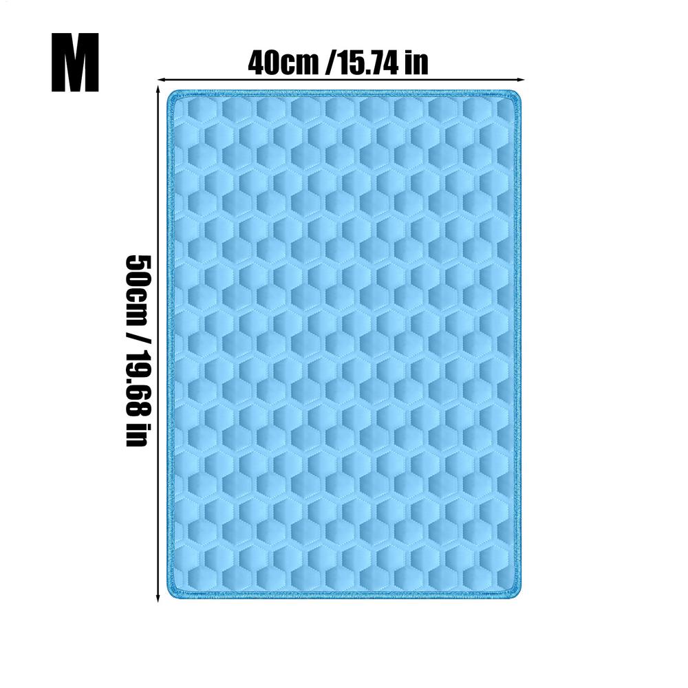 Non Slip Washable Dog Cooling Pad Cushion for Small Medium Large Breeds Resting Camping Travel Shelter Backyard Kennel Indoor