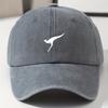 Kangaroo Fashion Print Baseball Cap Retro Dad Hat Outdoor Leisure Adjustable