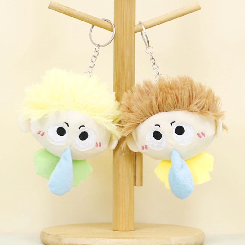 Adorable Plush Keychain Snot Doll Yellow Cute Pp Cotton Soft Short Plush