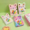 A5 Cartoon Plush Children's Diary with Lock - Cute Girls' Journal for Stress Relief and Gifting