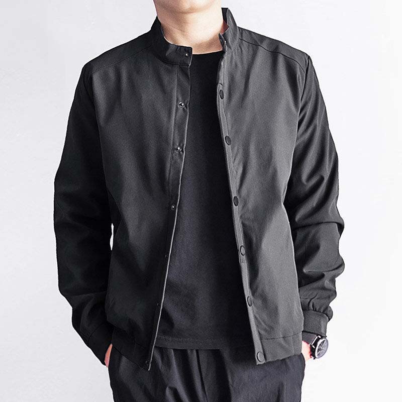 Spring and Autumn Plus Velvet Jacket Men Loose Large Size Shirt Collar Jacket Tide