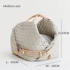Enhanced Waterproof Nylon Pet Carrier & Convertible Dog/Cat Bed